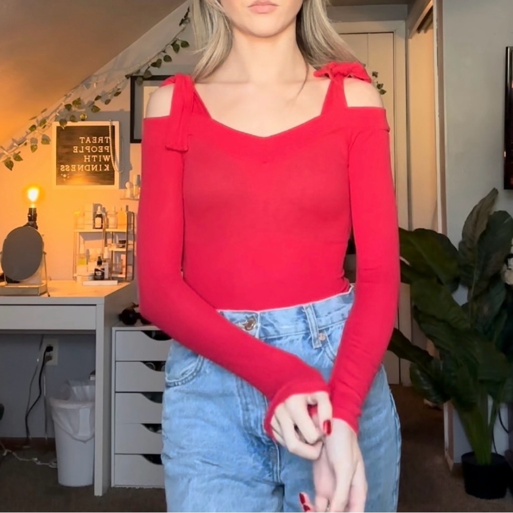 Red Express Bodysuit